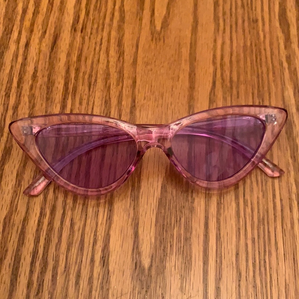 Pastel purple colored sunglasses